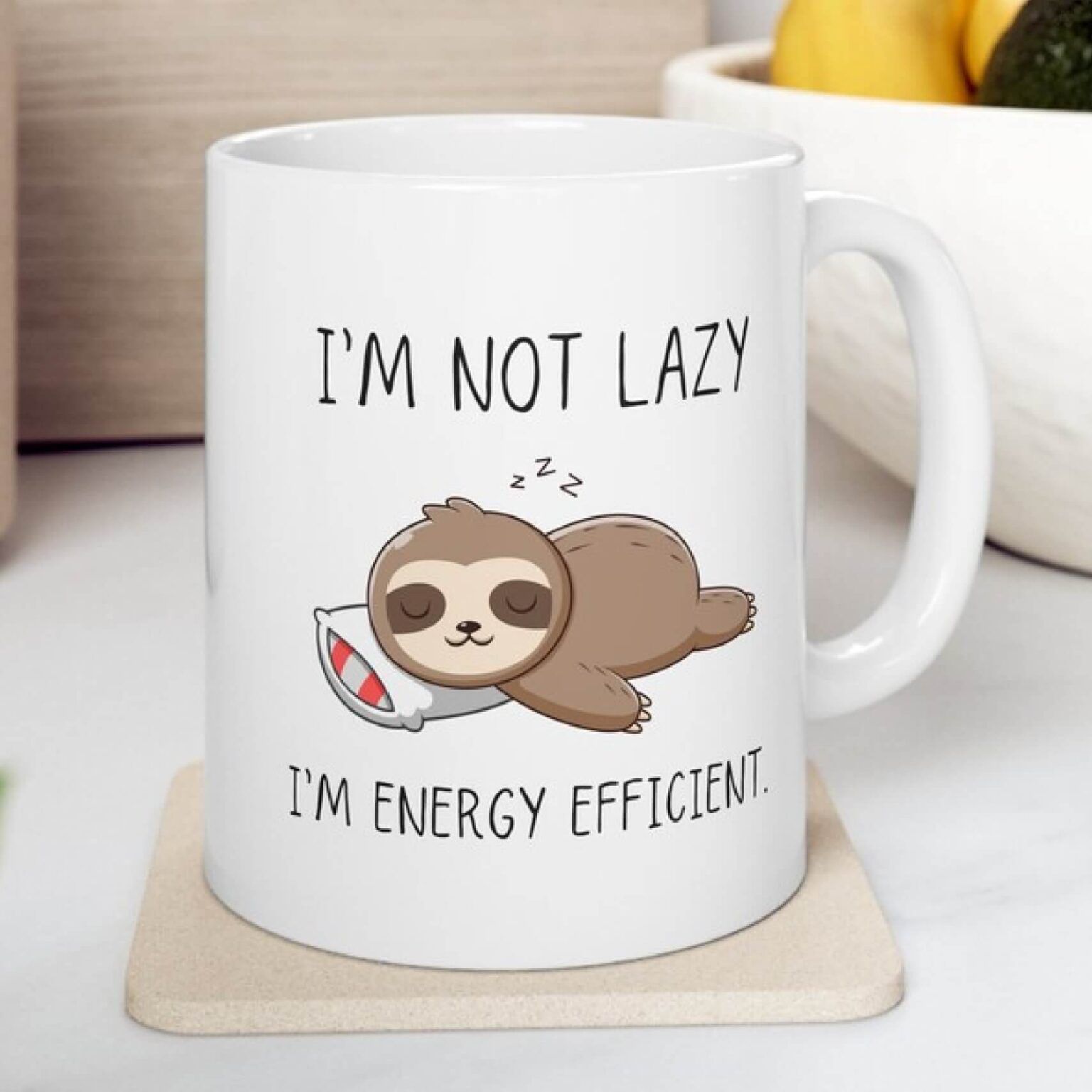 Energy Efficient Sloth Mug